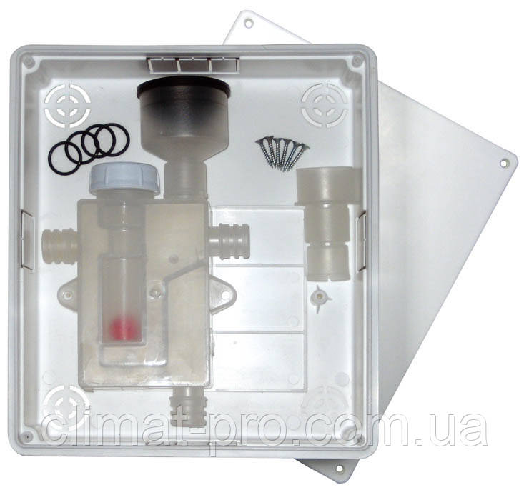 Сифон подвійний Vecamco KIT SIFONE A SECCO "DOUBLE", фото 1