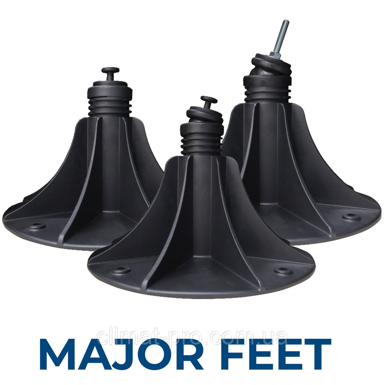 Опора вібропоглинаюча з регулюванням висоти d300mm/375кг 2шт VECAMCO, фото 1