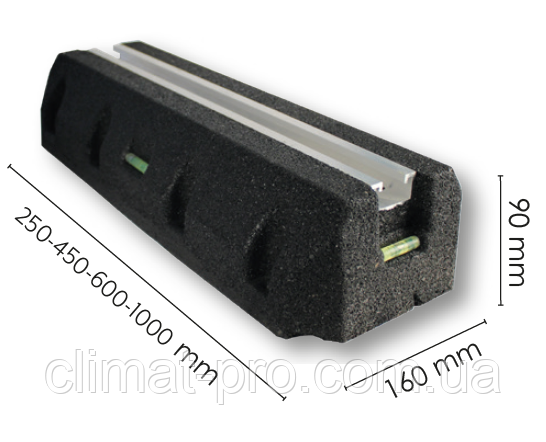 Підлогова антивібраційна основа 450X150X95мм / 275 кг*шт VECAMCO (Італія), фото 1