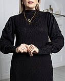 Сукня тепла Урсула чорне, фото 2