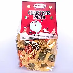 Dalla Costa Christmas pasta різдвяна паста фігурна кольорова 250г