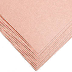 Фетр твердий 2 мм, лист 20х30 см, пудровий (Китай)