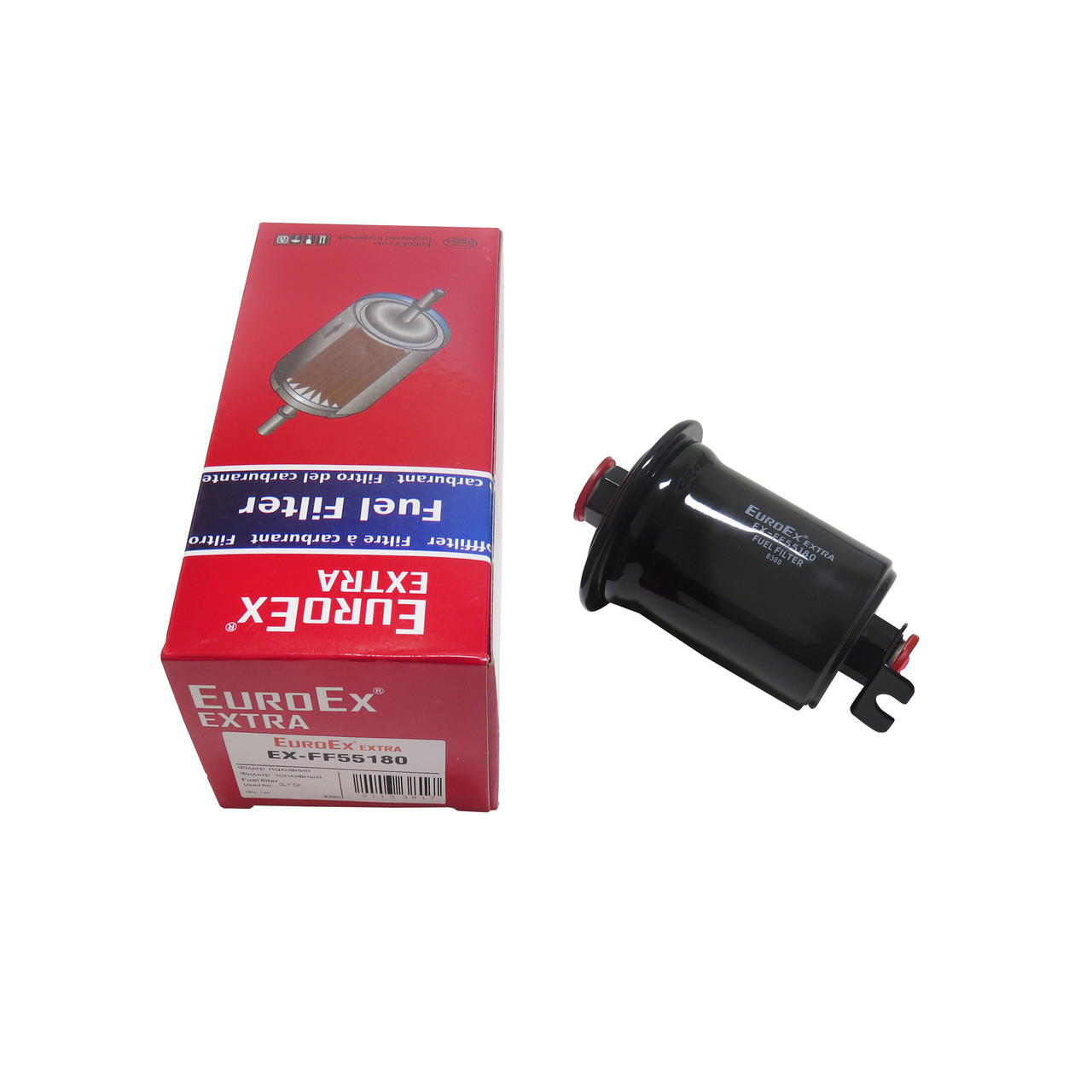 Фільтр паливний Джилі CK (до 2008 року під різьбу) EuroEx Угорщина 1601255180, фото 1