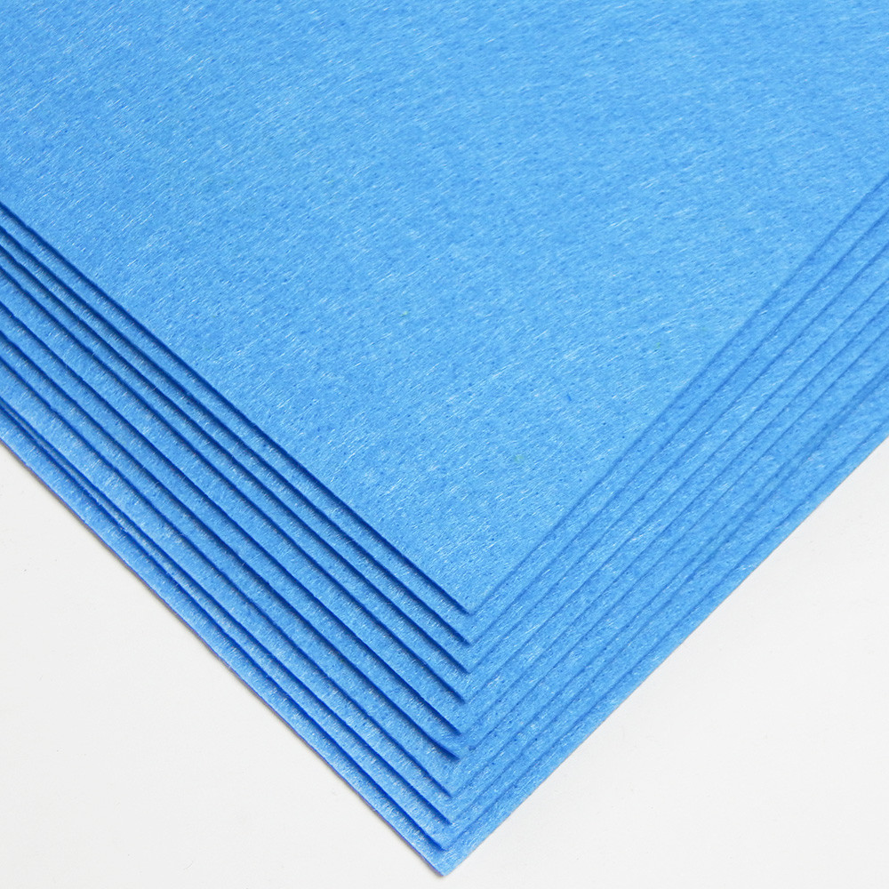 Фетр твердий лист 30х20 см, 2 мм, незабудковий (Китай)