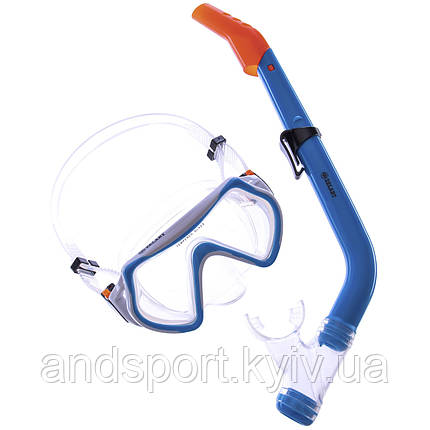 Набір для плавання маска з трубкою Zelart M169-SN69-SIL кольори в асортименті Код M169-SN69-SIL, фото 1