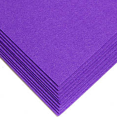 Фетр твердий лист 30х20 см, 2 мм, фіолетовий (Китай)