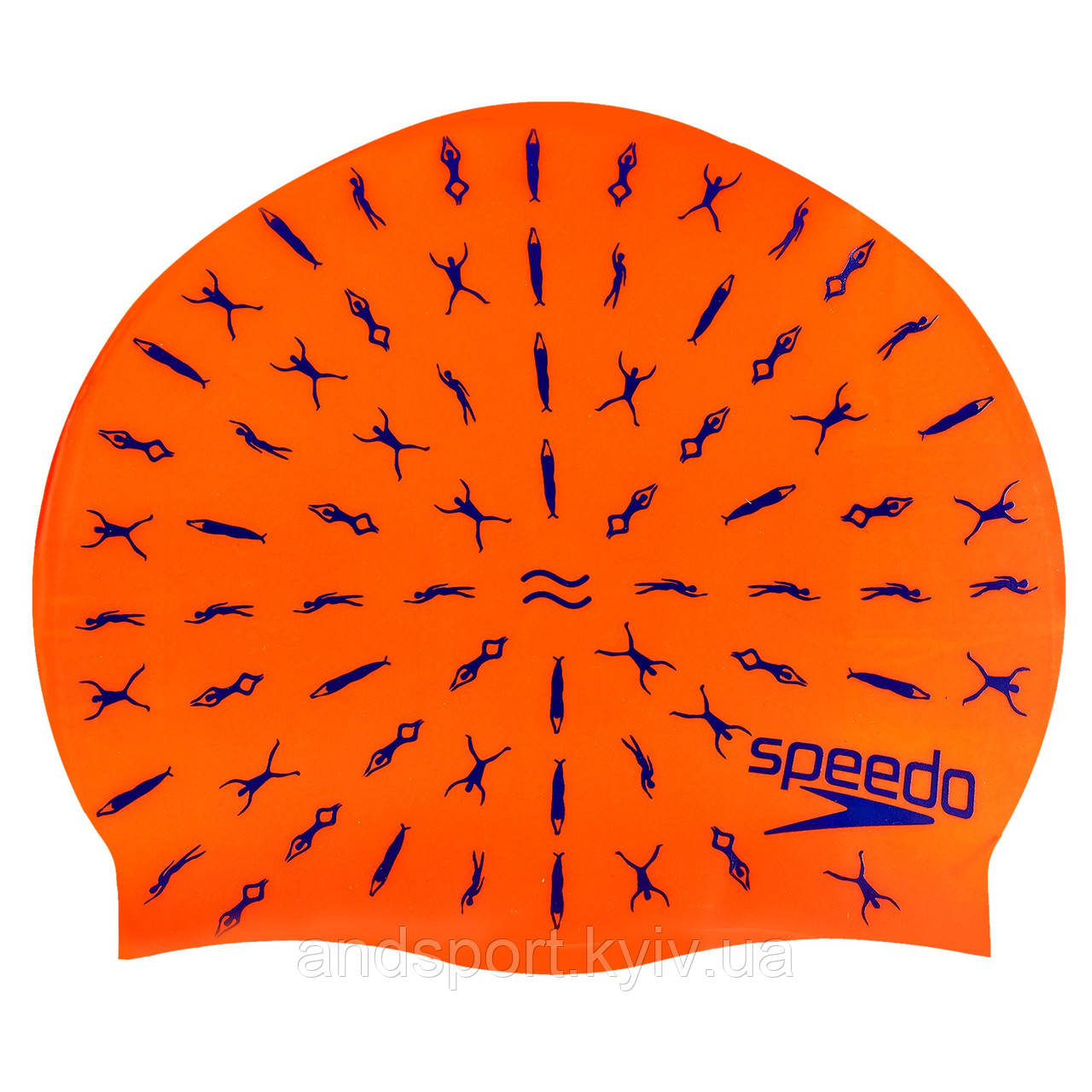 Шапочка для плавання дитяча SPEEDO JUNIOR SLOGAN PRINT 808386B966 червоний Код 808386B966