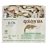 Креветка 21/25, 0% глазурі, блок 2кг