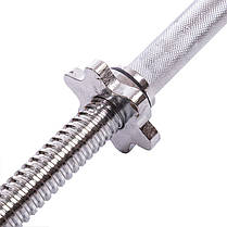 Гриф для штанги Класичний прямий SHUANG CAI SPORTS SC-80123 (TA-8068) довжина 1,8 м діаметр 28 мм вага 8,5 кг Код, фото 3