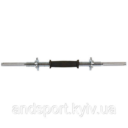 Гриф гантельний багатофункціональний SHUANG CAI SPORTS TA-8047 довжина 60см діаметр 25мм вага 1,6кг Код, фото 2