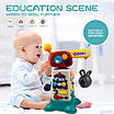 Іграшковий набір Підіймальний кран Розвивальний центр Автомеханік машинка англійська озвучка звуки тварин музика, фото 2