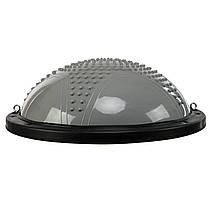 Півсфера для фітнесу з еспандерами BOSU SPOINT FI-1925 сірий Код FI-1925, фото 4