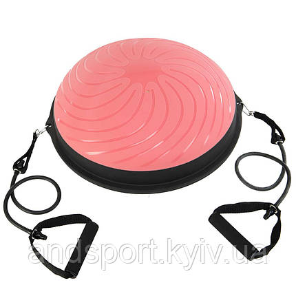 Півсфера для фітнесу з еспандерами BOSU MINI NORVA FI-1936 кольори в асортименті Код FI-1936, фото 1