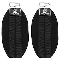 Петлі підвісні для преса (петлі Береша) Zelart FI-0453 чорний, фото 5