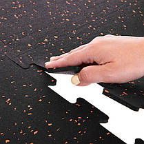 Килимок під тренажер Zelart FI-5348-1 0,60мx0,60мx6мм чорний Код FI-5348-1, фото 5