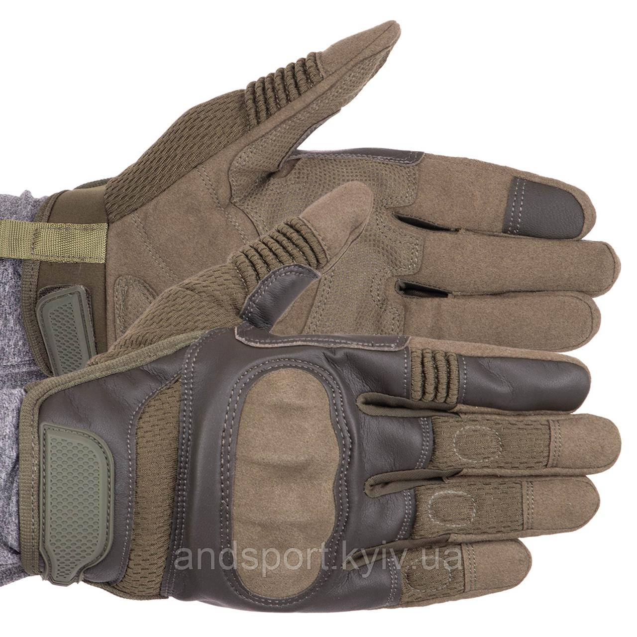 Рукавички тактичні із закритими пальцями Military Rangers BC-9877 розмір S-2XL кольори в асортименті Код