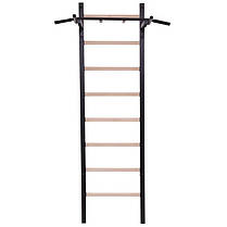 Шведська стінка-стійка з турніком брусами і лавою для преса і спини SP-Planeta Master Wood PRO L-2405 сталь, фото 4