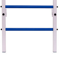 Шведська стінка-стійка з турніком, лавою для преса і спини SP-Planeta Тонус 2 L-6787 сталь білий Код L-6787, фото 4