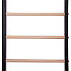 Шведська стінка-стійка SP-Planeta Fitness Wood L-6789 сталь дерево чорний-коричневий Код L-6789, фото 10
