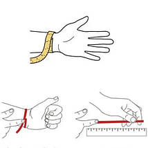 Браслет плетений Чорний агат + хрест d 8 мм, фото 4