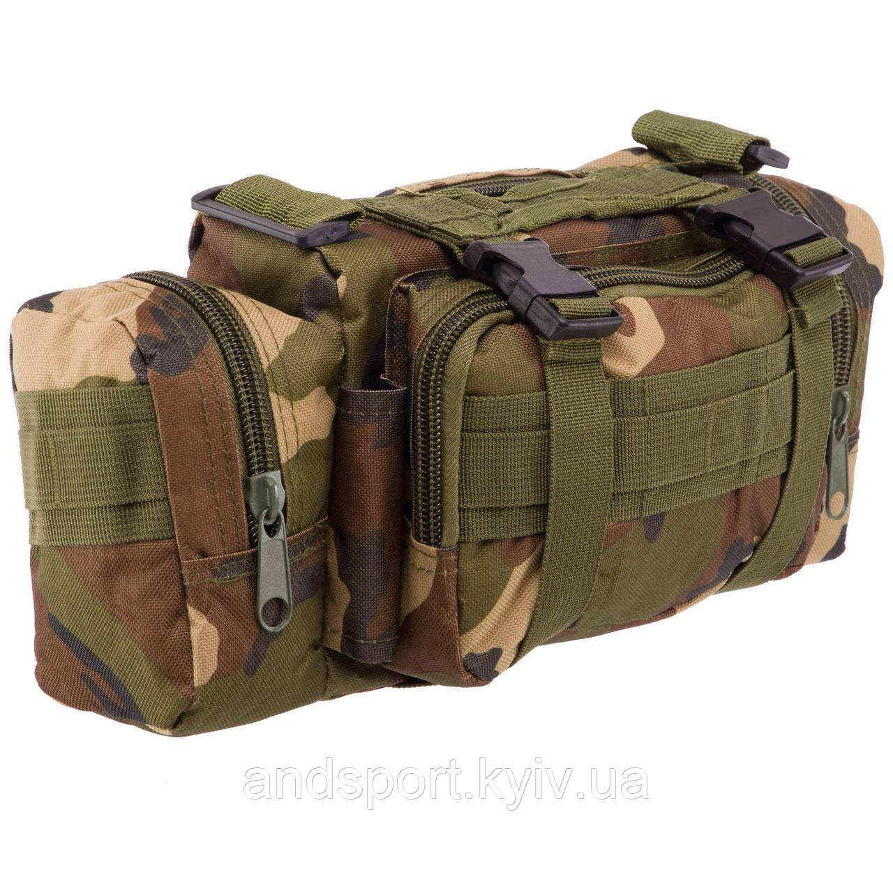 Підсумок тактичний SP-Sport TY-13002 розмір 34х15х9см камуфляж Woodland Код TY-13002