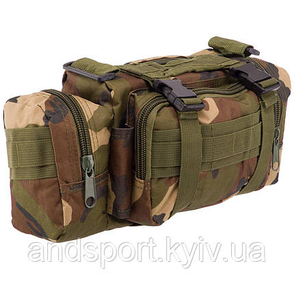 Підсумок тактичний SP-Sport TY-13002 розмір 34х15х9см камуфляж Woodland Код TY-13002, фото 1