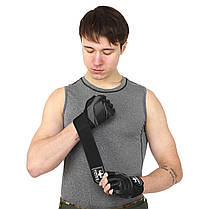 Рукавиці спортивні HARD TOUCH SB-9530 S-XL чорний Код SB-9530, фото 5
