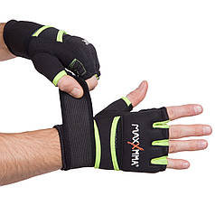 Швидкі бинти внутрішні рукавички мітенки MAXXMMA BO-0840 S-XL кольори в асортименті Код BO-0840