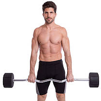 Штанга фіксована вигнута поліуретанова LI NUO TA-3623-50 довжина-122см 50кг Код TA-3623-50, фото 5