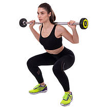 Штанга фіксована вигнута поліуретанова Zelart Urethane Barbell TA-2690-10 довжина-102см 10кг Код TA-2690-10, фото 5