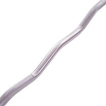 Штанга фіксована вигнута поліуретанова Zelart Urethane Barbell TA-2690-15 довжина-104см 15кг Код TA-2690-15, фото 3