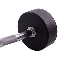 Штанга фіксована вигнута поліуретанова Zelart Urethane Barbell TA-2690-40 довжина-111см 40кг Код TA-2690-40, фото 3