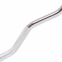 Штанга фіксована вигнута прогумована Rubber Hexagon Barbell Zelart TA-6231-15 довжина-95см 15кг Код TA-6231-15, фото 4