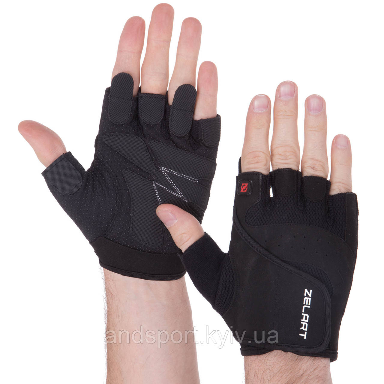 Рукавиці спортивні Zelart SB-161564 S-XXL чорний Код SB-161564