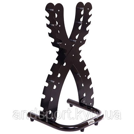 Стійка для гантелей Х-подібна Zelart TA-2268 розмір-120х58х63см Код TA-2268, фото 1