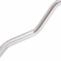 Штанга фіксована вигнута прогумована Rubber Hexagon Barbell Zelart TA-6231-45 довжина-95см 45кг Код TA-6231-45, фото 4