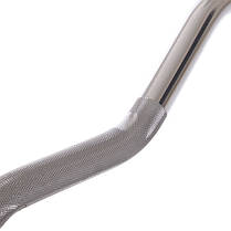 Штанга фіксована вигнута прогумована Zelart Rubber Coated Barbell TA-2687-10 довжина-95см 10кг Код TA-2687-10, фото 4