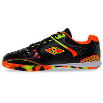 Взуття для футзалу чоловіча SP-Sport 170329-3 розмір 40-45 чорний-помаранчевий-салатовий Код 170329-3, фото 3