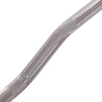 Штанга фіксована вигнута прогумована Zelart Rubber Coated Barbell TA-2687-35 довжина-95см 35кг Код TA-2687-35, фото 4