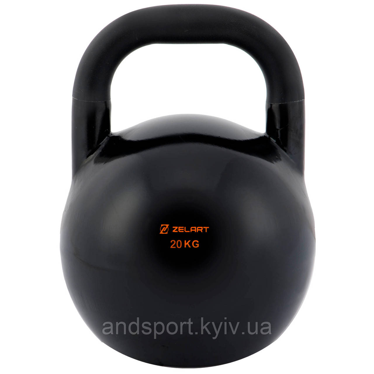 Гіря сталева чорна пофарбована Zelart TA-7795-20 20кг чорний Код TA-7795-20