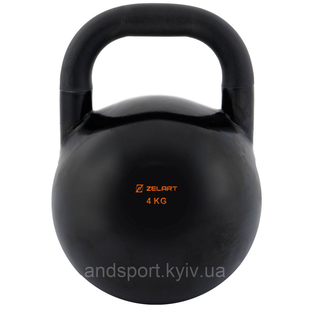 Гіря сталева чорна пофарбована Zelart TA-7795-4 4кг чорний Код TA-7795-4