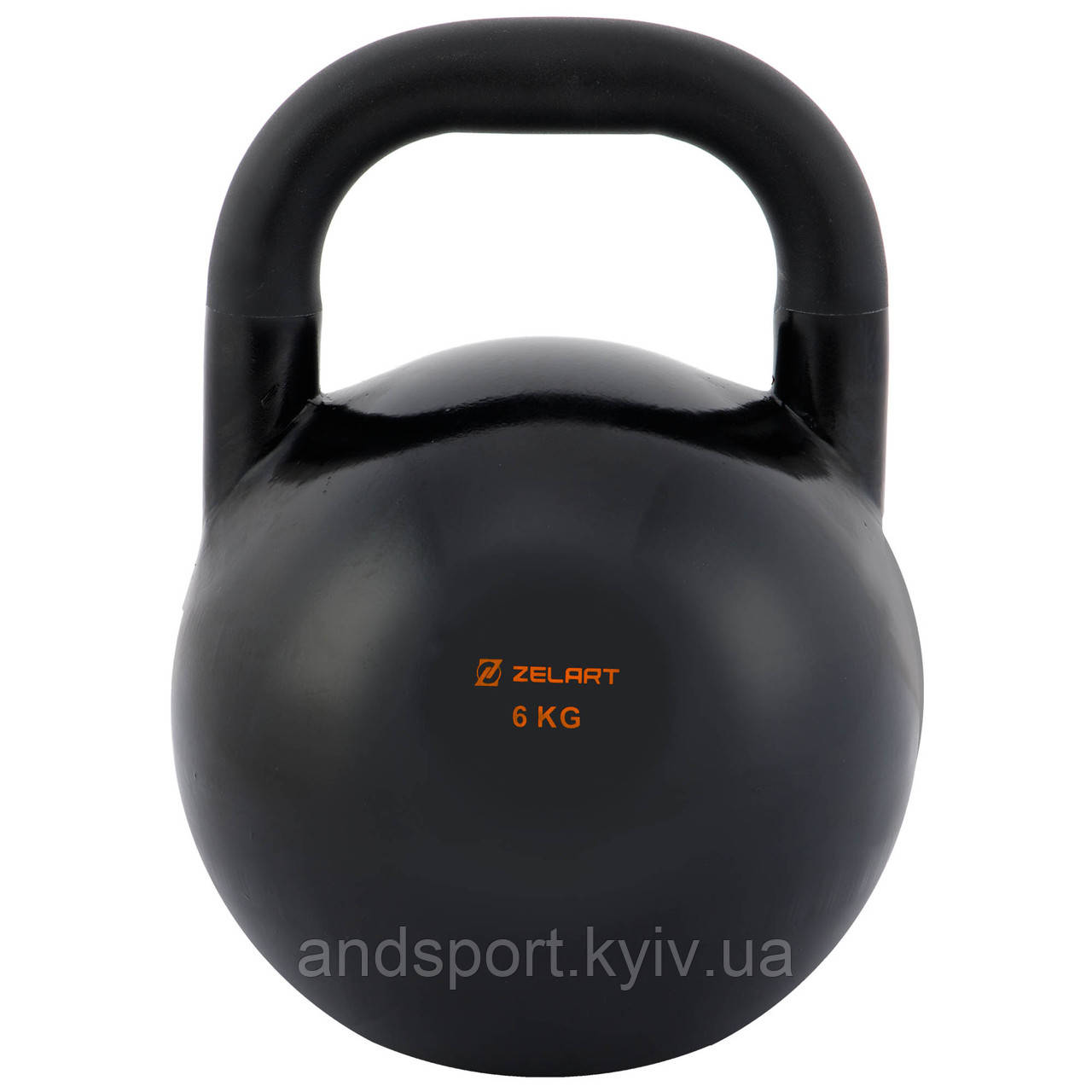 Гіря сталева чорна пофарбована Zelart TA-7795-6 6кг чорний Код TA-7795-6