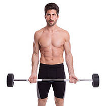 Штанга фіксована пряма поліуретанова LI NUO TA-3622-25 довжина-115см 25кг Код TA-3622-25, фото 5