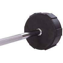 Штанга фіксована пряма поліуретанова LI NUO TA-3622-35 довжина-117см 35кг Код TA-3622-35, фото 3