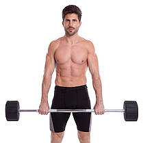 Штанга фіксована пряма поліуретанова LI NUO TA-3622-50 довжина-122см 50кг Код TA-3622-50, фото 5