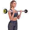 Штанга фіксована пряма поліуретанова Zelart Urethane Barbell TA-2689-10 довжина-103см 10кг Код TA-2689-10, фото 6
