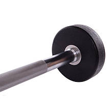 Штанга фіксована пряма поліуретанова Zelart Urethane Barbell TA-2689-15 довжина-104см 15кг Код TA-2689-15, фото 3