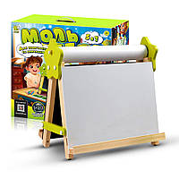 Мольберт дитячий настільний Lumik Двосторонній для творчості та навчання 5в1 Білий (LMA5N)