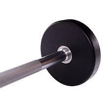Штанга фіксована пряма поліуретанова Zelart Urethane Barbell TA-2689-20 довжина-104см 20кг Код TA-2689-20, фото 3