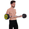 Штанга фіксована пряма поліуретанова Zelart Urethane Barbell TA-2689-40 довжина-112см 40кг Код TA-2689-40, фото 6